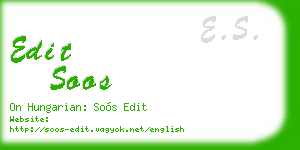 edit soos business card
