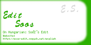 edit soos business card